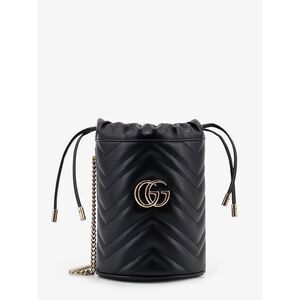 Gucci Women Gg Marmont Matelasse Leather Bucket Bag
